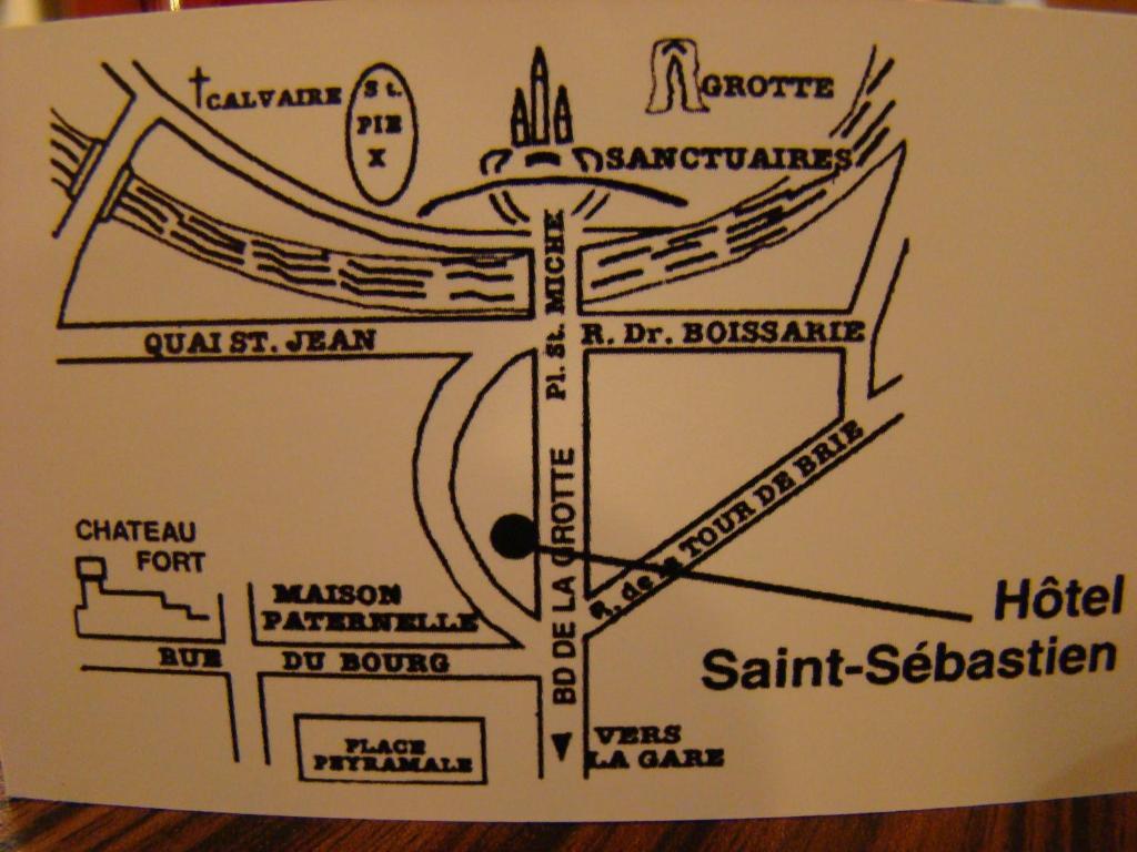 Hotel Saint Sebastien Lourdes Exterior foto